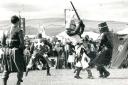 Medieval knights were one of the attractions at the Bolton Show in 1985
