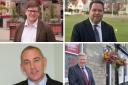 Clockwise from top left: Euan Davidson, Craig Hoy, Martin Whitfield and Paul McLennan will take part in a hustings in Dunbar