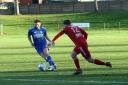 Preston Athletic (blue), pictured against Camelon, are back in action tonight (Tuesday)