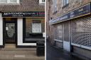 Montgomery Optometrists in Tranent (left) is to close. Image: Google Maps,. Right: The closed optometrists in Prestonpans