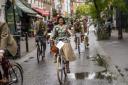 Riders during the annual Tweed Run cycling event in London (Jeff Moore/PA)