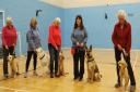 A guide dog class at the Aubigny Sports Centre in Haddington