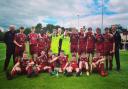 Haddington Athletic's colts team (U15) lifted two cups in 2022