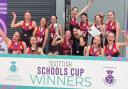 North Berwick High School's S1 team was celebrating national success on the netball court