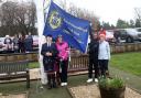 Royal Musselburgh Golf Club has opened for the season. The flag was raised by golf professional Callum Smith  with club captain Pam Hall (right), Morag Burns (ladies' captain, left) and piper