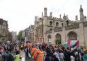 Earlier demonstrations at Cambridge (Joe Giddens/PA)