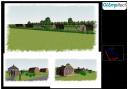 An artists' impression of how the new glamping site could look