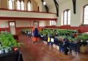 Eve Dickinson, president of Musselburgh Horticultural Society, at last year's plant sale which sold out in under one hour