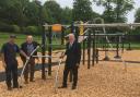 Councillors Colin McGinn and Andy Forrest have opened the new play area in Musselburgh's Lewisvale Park