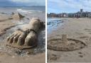 Masterpieces lined North Berwick's West Beach as the town's sandcastle competition returned