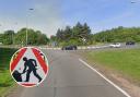 Roadworks at the Abbots View junction at Haddington get under way tonight (Monday). Main image: Google Maps