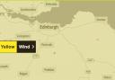 The Met Office has warned that strong winds of up to 80mph could cause travel disruption.