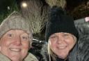 Sarah Cook (left) and Emma Hogg slept rough to raise awareness and money for Steps to Hope
