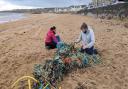 Volunteers helped clear 26 bags of rubbish from North Berwick's East Beach last Saturday. Image: Kerrie Flockhart