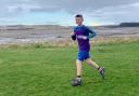 Ruaridh Muir is doing his bit for Alezheimer Scotland by completing a fundraising challenge during the Easter school holidays