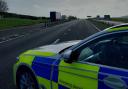 Police were carrying out checks on the A1 last week. Image: Police Scotland