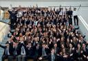 Dunbar Grammar School senior pupils said an emotional goodbye to the school on Friday