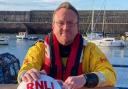Jamie Forrester is now one of the helms at Dunbar RNLI. Image: Dunbar RNLI