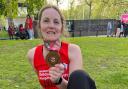 Kayleigh Jamieson-Tait completed her first-ever London Marathon