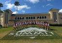 The Black Diamond Cheerleaders at the world championships in Orlando