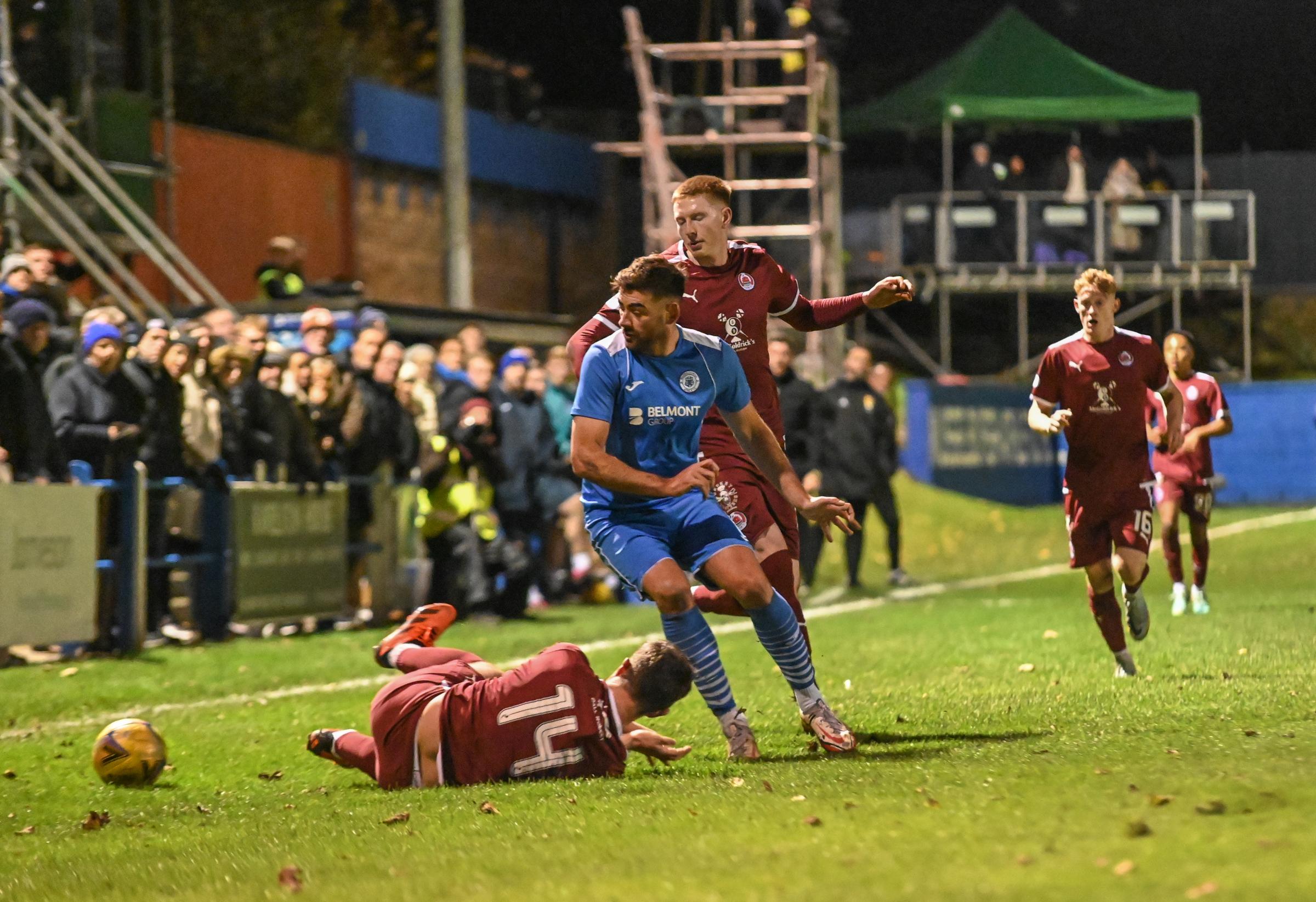 Musselburgh Athletic tackled Clyde earlier this season in the Scottish Cup. Image: Alan Wilson