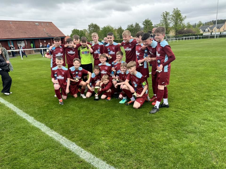 Haddington Athletics under-13 side lifted the Colin Campbell Cup with victory over Arniston Rangers at Millfield