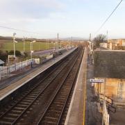 Prestonpans Railway Station. Copyright Richard Webb and licensed for reuse under this Creative Commons Licence.
