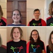 The Dunbar mums – and one dad – get ready for the challenge