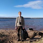 Anders Jespersen has collected 75 kilograms of litter while walking the East Lothian coast