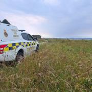 North Beriwck Coastguard attended a callout in Dunbar after clothing was found near a cliff edge. Image North Berwick Coastguard Rescue Team