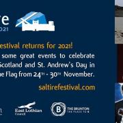 The Saltire Festival returns to East Lothian later this month