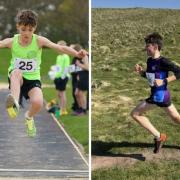 Adam Connolly (left, image: Mike Taylor/mike3legsphoto.co.uk) and Jake Page are among the county athletes to have been in impressive form