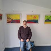 Alistair Samuel McIntyre, known as Specky Al in his artwork, can now exhibit his paintings in his own studio/gallery which he had built in the garden of this Musselburgh home