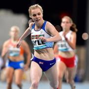 Maria Lyle, pictured at the World Para Athletics Championships in Dubai, has won a second bronze medal