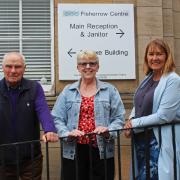 Looking forward to this year's Communities Day at the new venue - the Fisherrow Centre - are, from left, Alister Hadden, of the Musselburgh Area Partnership, Margaret Stewart, secretary of Musselburgh & Inveresk Community Council and Gaynor