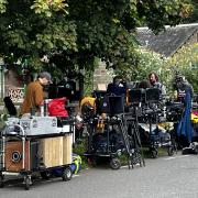 A film crew were spotted in the village - Image Johnston Craig