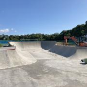 Work is progressing well on North Berwick's upgraded skatepark