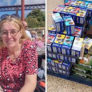 Mags Gillan has thanked people for their support with a pet food bank