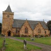Aberlady Parish Church. Copyright Colin Park and licensed for reuse under this Creative Commons Licence.