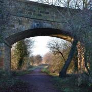 The Haddington to Longniddry Railway Walk. Image copyright Jim Barton and licensed for reuse under Creative Commons Licence