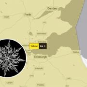 A yellow weather warning for ice has been issued