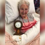 Jean Hendrie still has the clock presented to her father Charles, honorary president of Tranent Juniors, in 1925