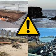 East Lothian Council has urged county residents to be cautious in the coming days - Images: East Lothian Council, North Berwick Harbour Trust, Countryside Rangers and Pat Christie.