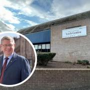 The Loch Centre. Inset: martin Whitfield MSP