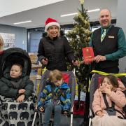 David Orr, chief executive at The Fraser Centre, was delighted with his Christmas card