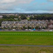 The home is just feet away from Musselburgh Old Course and Musselburgh Racecourse