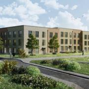 An artist's impression of the new affordable housing at Wallyford