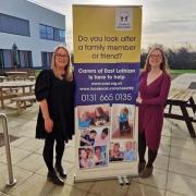 Love Your Business and Carers of East Lothian have formed a new partnership. Pictured are Michelle Brown from Love Your Business and Carers of East Lothian's Jessica Wade