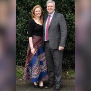 Pete Richardson, currently principal deputy head at Loretto School, who will take up the reins as the new head at Loretto School from August. He is pictured with wife Mel, Loretto's Junior School administrator