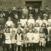 A photograph thought to date between about 1900 and 1930 depicting children from an unidentified school, possibly Fisherrow School, Musselburgh. Many of the boys are wearing hooped ties. Images courtesy of East Lothian Council archive and museums